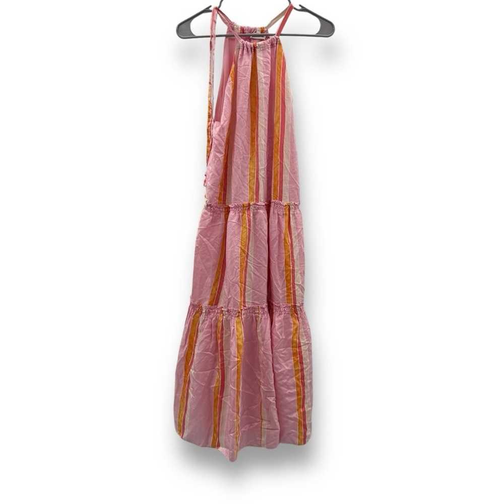 RTR Club Monaco Amirra Silk Pink Multi Stripe Sle… - image 3