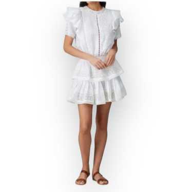 Maia Bergman Mery Dress Women's Small White Mini … - image 1