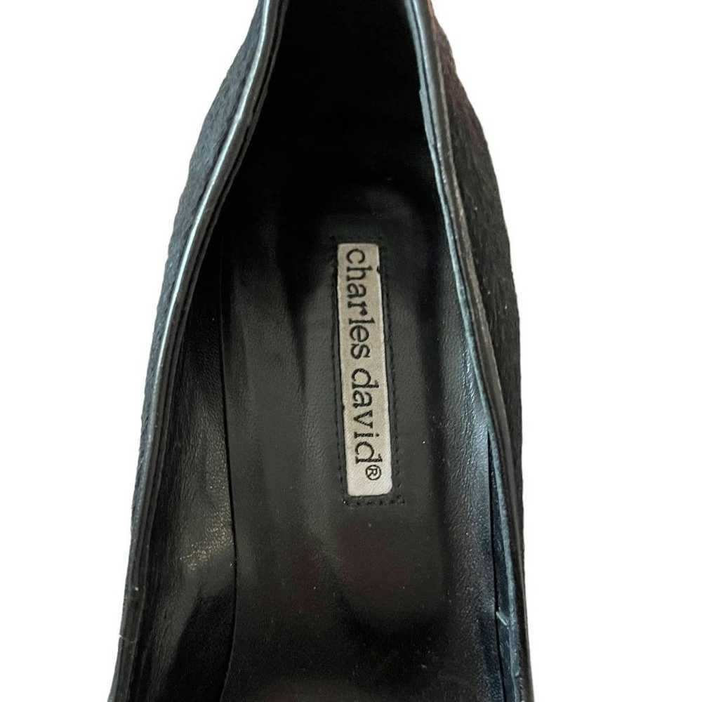 Other Charles David Black Calf Hair Stiletto Heel… - image 5