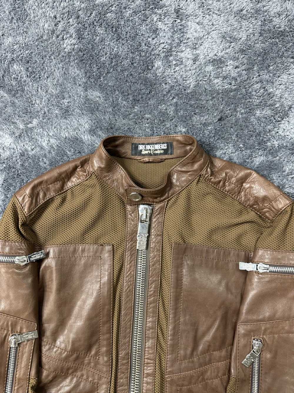 Dirk Bikkembergs SS10 Bondage Zipped Brown Jacket - image 3