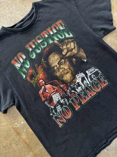 Vintage Vintage Malcolm X No Justice No Peace Tee 