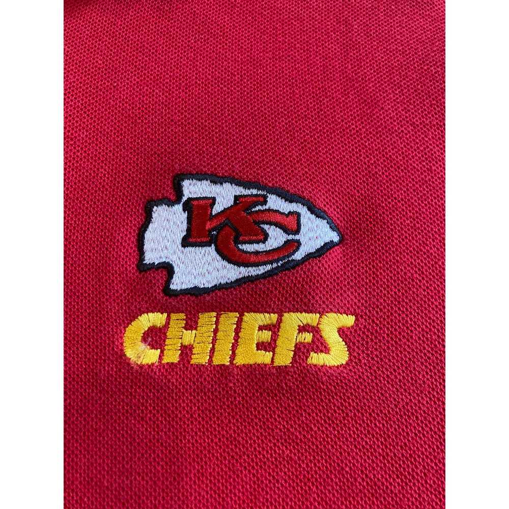 NFL Vintage Kansas City Chiefs Polo Shirt Medium - image 2