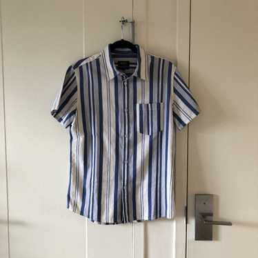 A.P.C. A.P.C Short Sleeve Striped Button Up - image 1