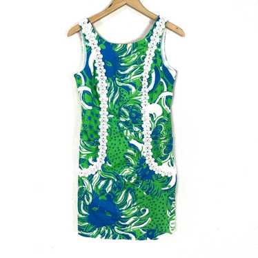 Lilly Pulitzer Roar of Jungle Liz Shift Dress Cot… - image 1