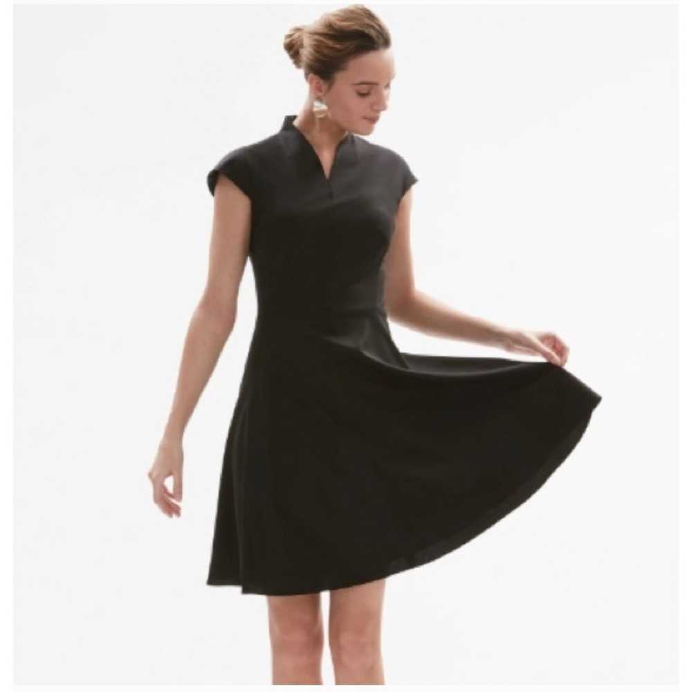 M.M. Lafleur The Ruth Wool Dress size 4 Black A-L… - image 2