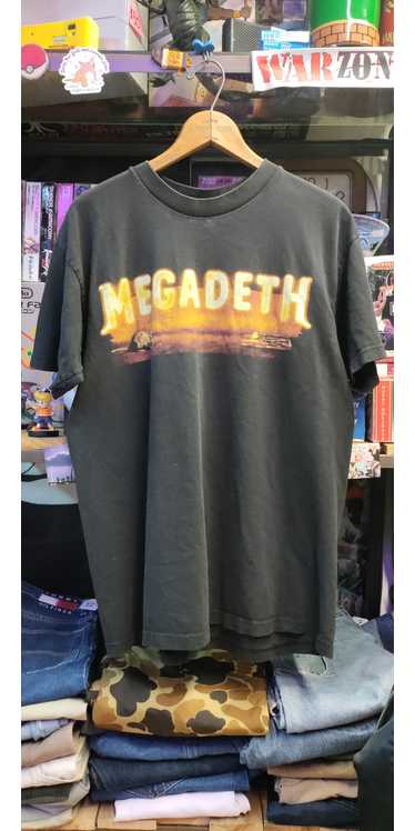 Band Tees Megadeth 1999 Risk Tour tee shirt