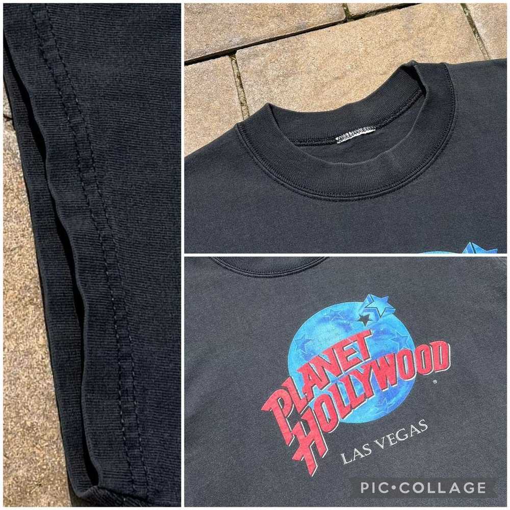 Planet Hollywood × Tee Shirt × Vintage Vintage 90… - image 3