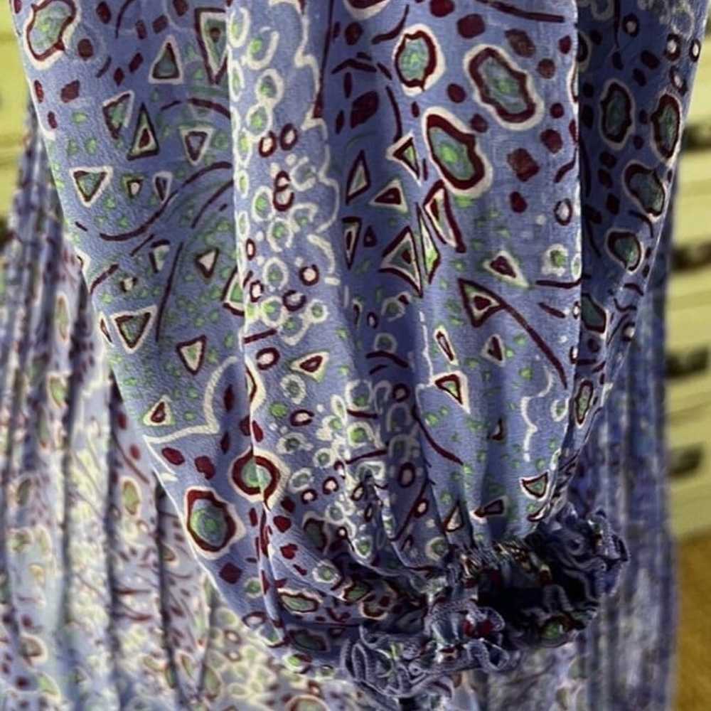 Poupette St Barth Emily Blue Nanufar Leopard Maxi… - image 3