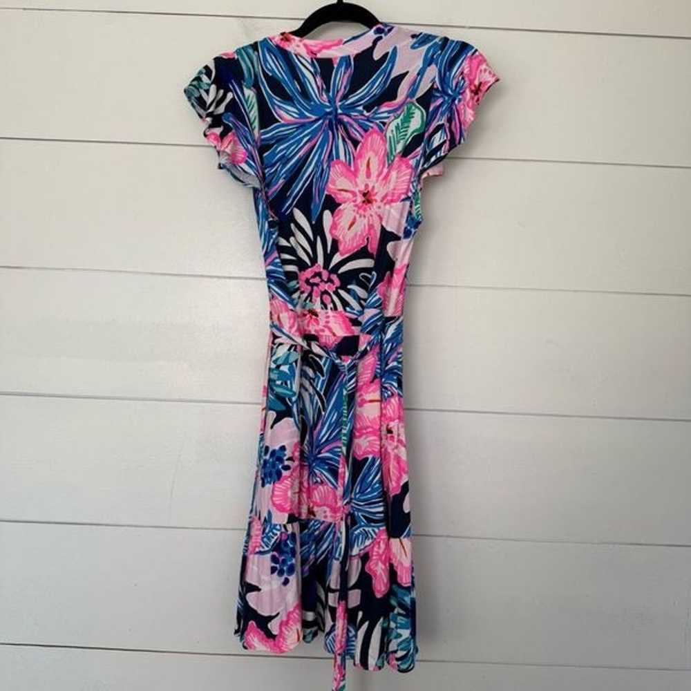 Lilly Pulitzer Women’s Medium Twyla Romper Wrap D… - image 5