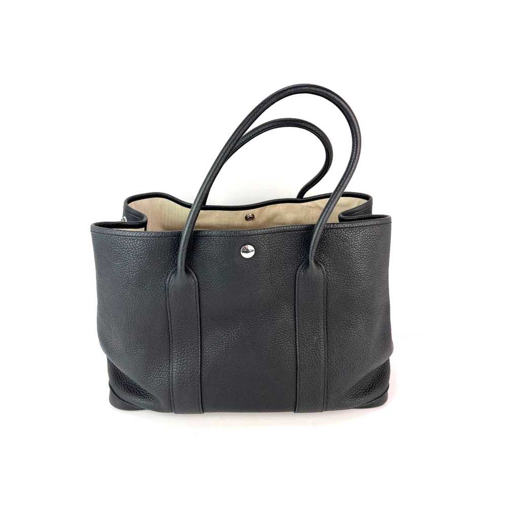 Hermes Hermes Negonda Garden Party MM 36 Black Le… - image 2