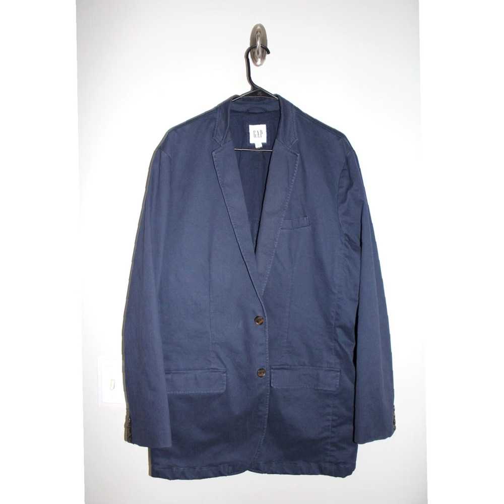 Gap Gorgeous Dark Navy Blue Cotton Sport Coat Bla… - image 1