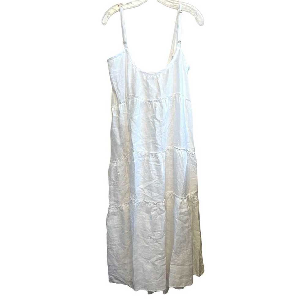 Eberjey Kesia Sleeveless Linen Sleep Nap Dress Si… - image 3