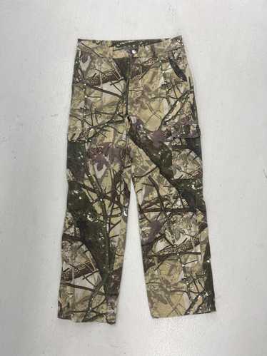 Designer Camo Cargo Pants - Woodland Pattern