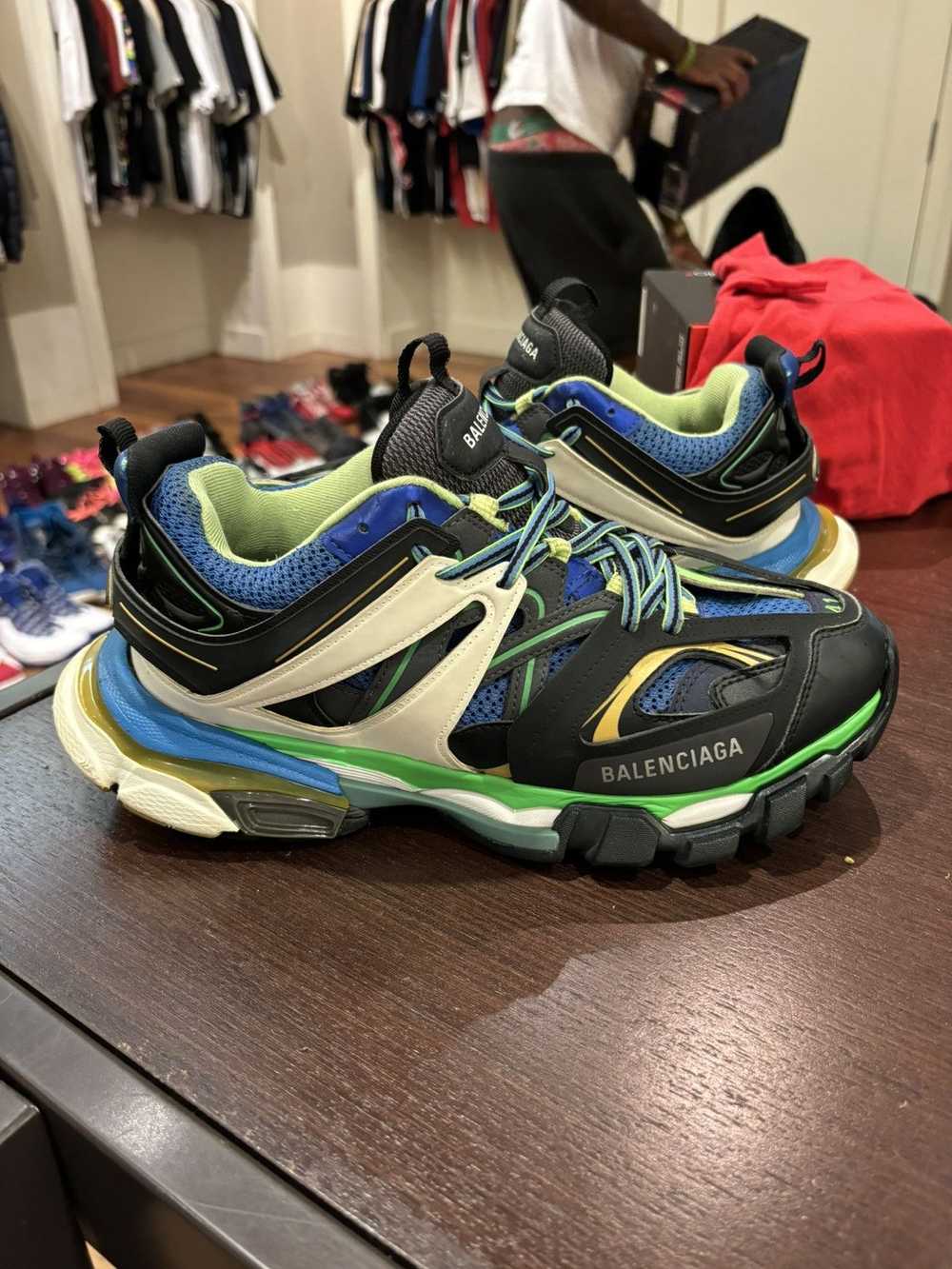 Balenciaga Balenciaga Track ‘Green White Blue’ - image 1