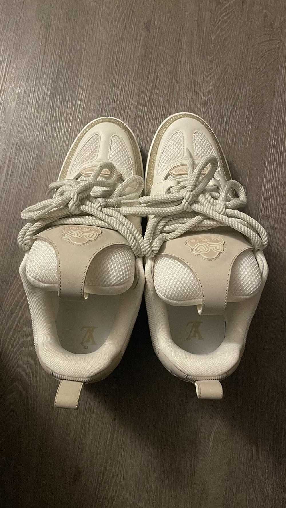 Louis Vuitton White/Cream Louis Vuitton sneakers - image 4