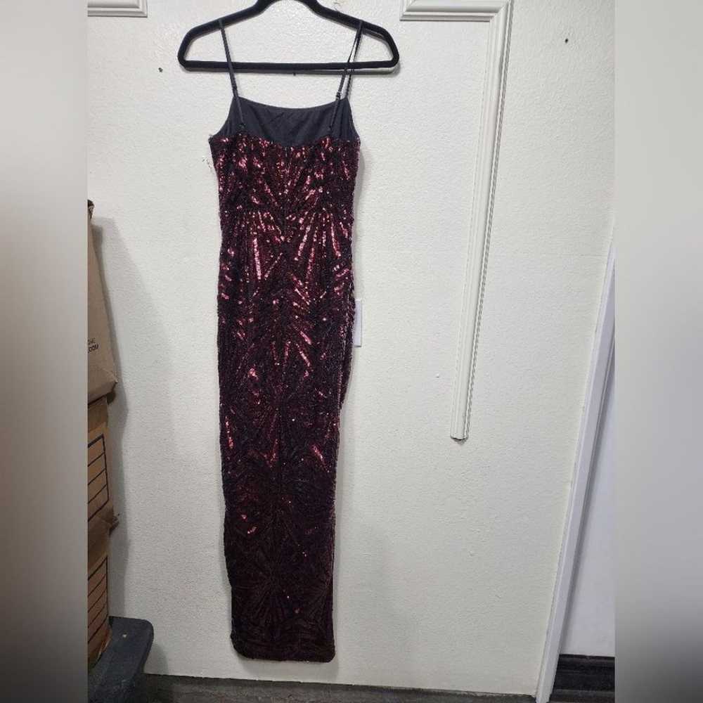 Lulus Lost In Your Eyes Burgundy Sequin Maxi Dres… - image 10