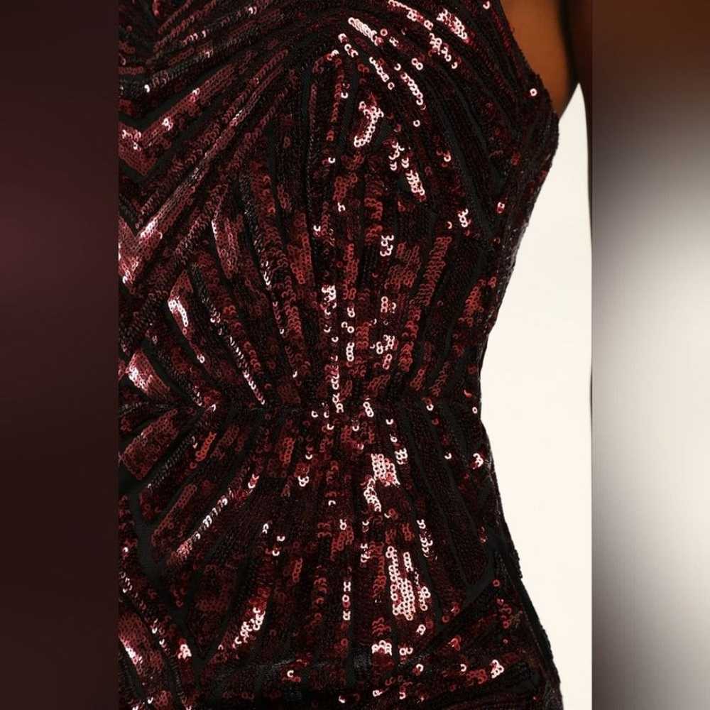 Lulus Lost In Your Eyes Burgundy Sequin Maxi Dres… - image 6