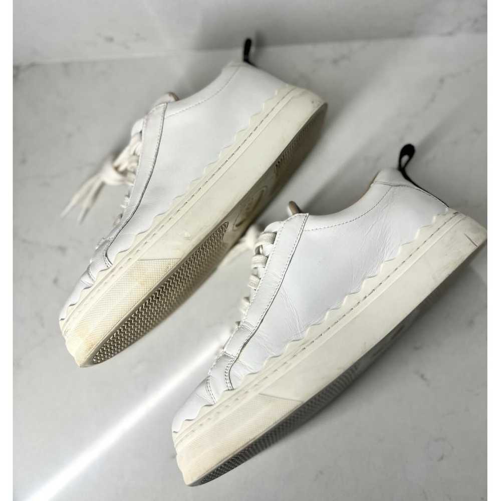 Chloé Lauren leather trainers - image 3