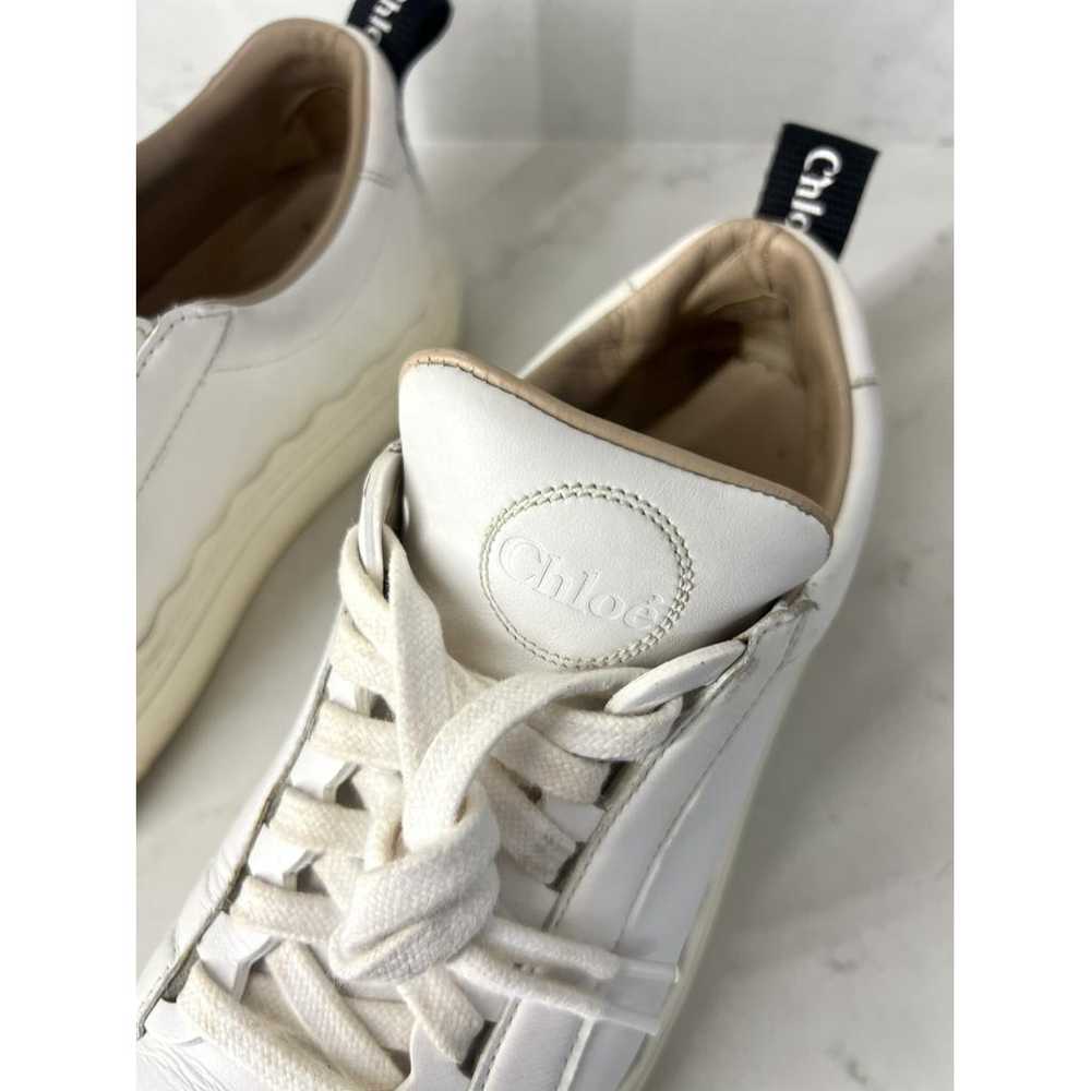 Chloé Lauren leather trainers - image 6