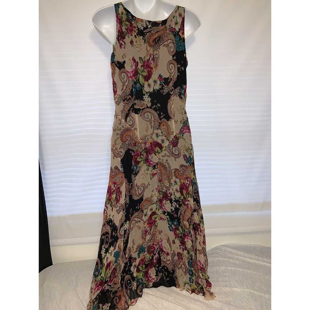 Vintage Y2K ICE Brand Silk Floral Bias Cut Fairy … - image 3