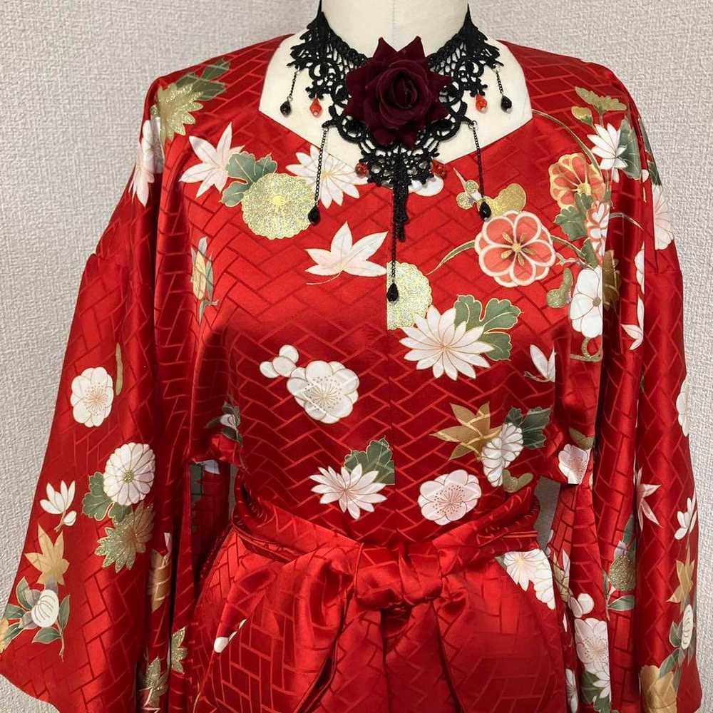 Kimono Remake: Furisode Dress - image 4