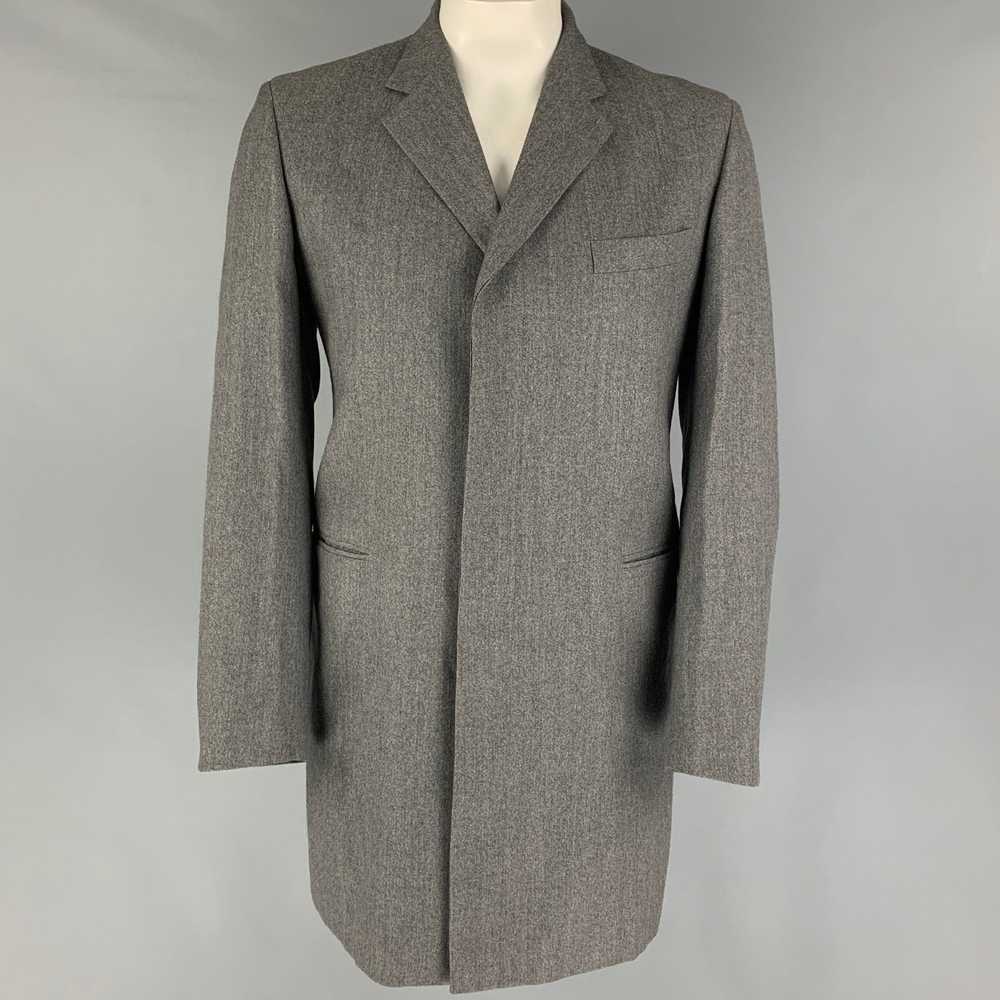 Paul Smith PS by Grey Wool Hidden Placket Coat - image 1