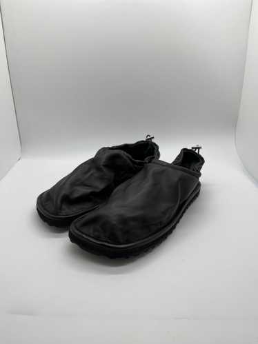 Dries Van Noten Leather Drawstring Slippers - image 1