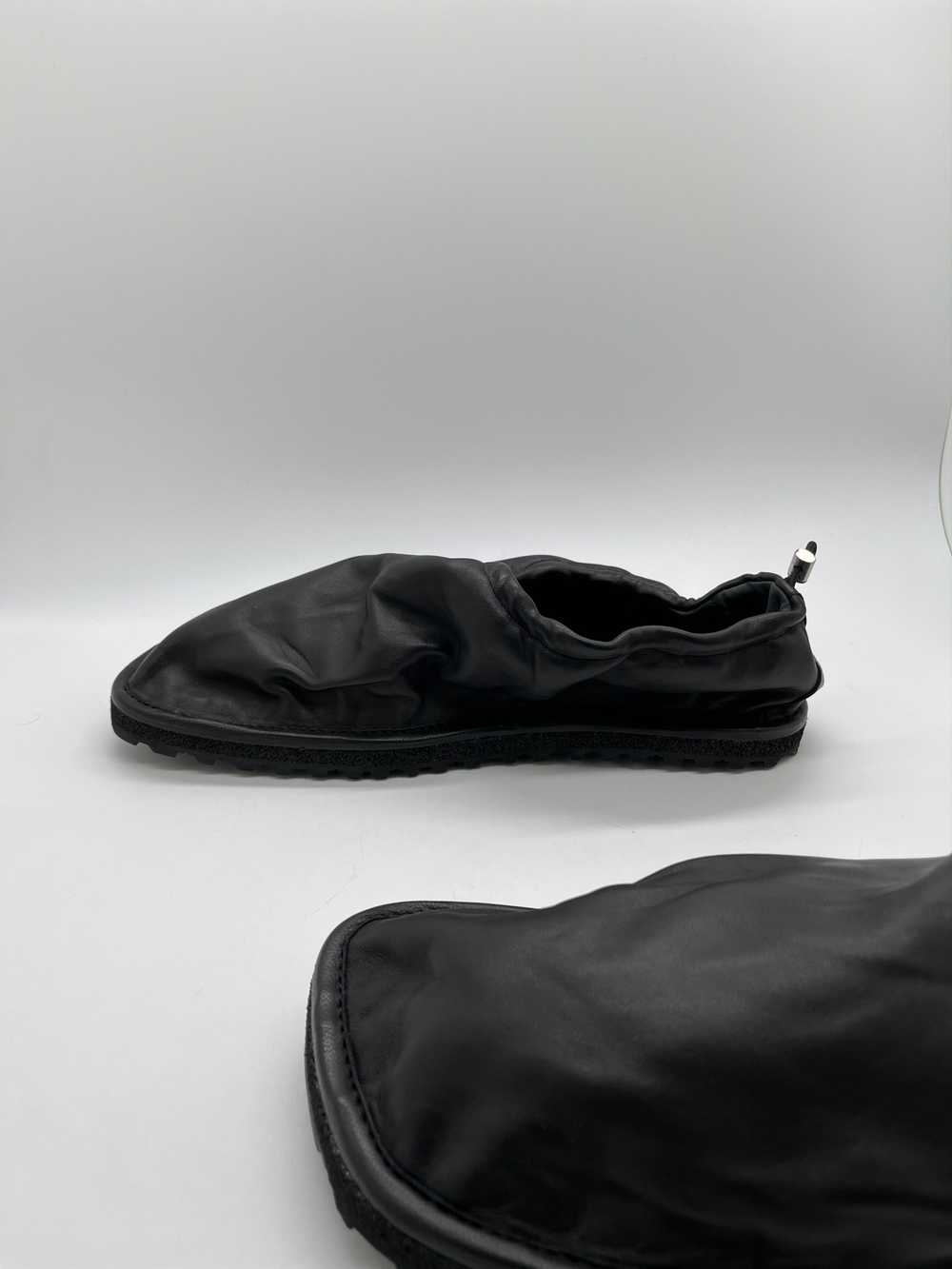 Dries Van Noten Leather Drawstring Slippers - image 3