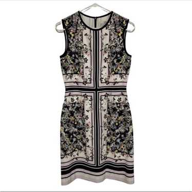 Erdem Beautiful Geometric and Floral Sheath Silk … - image 1