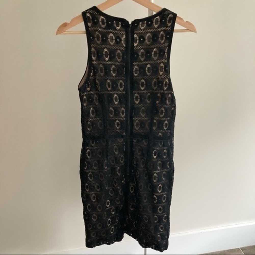 SEA NEW YORK Black Lace Bodice Seam Dress - image 3