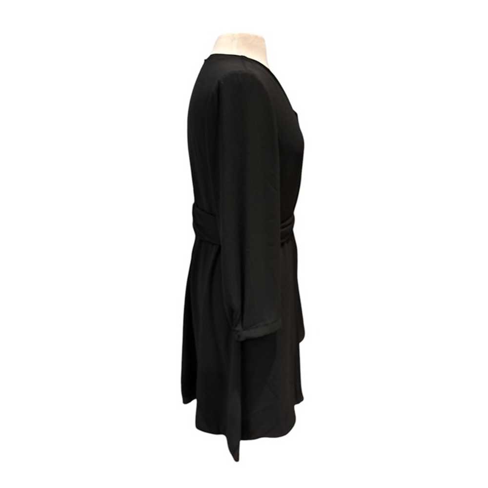 Emporio Armani Womens Wrap Dress Black Long Sleev… - image 4