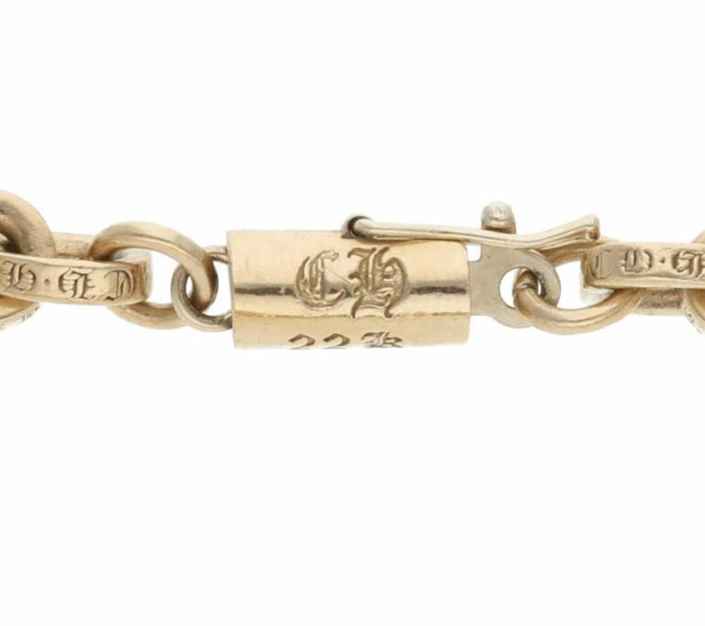 Chrome Hearts Chrome Hearts 22K Gold Paper Chain … - image 3