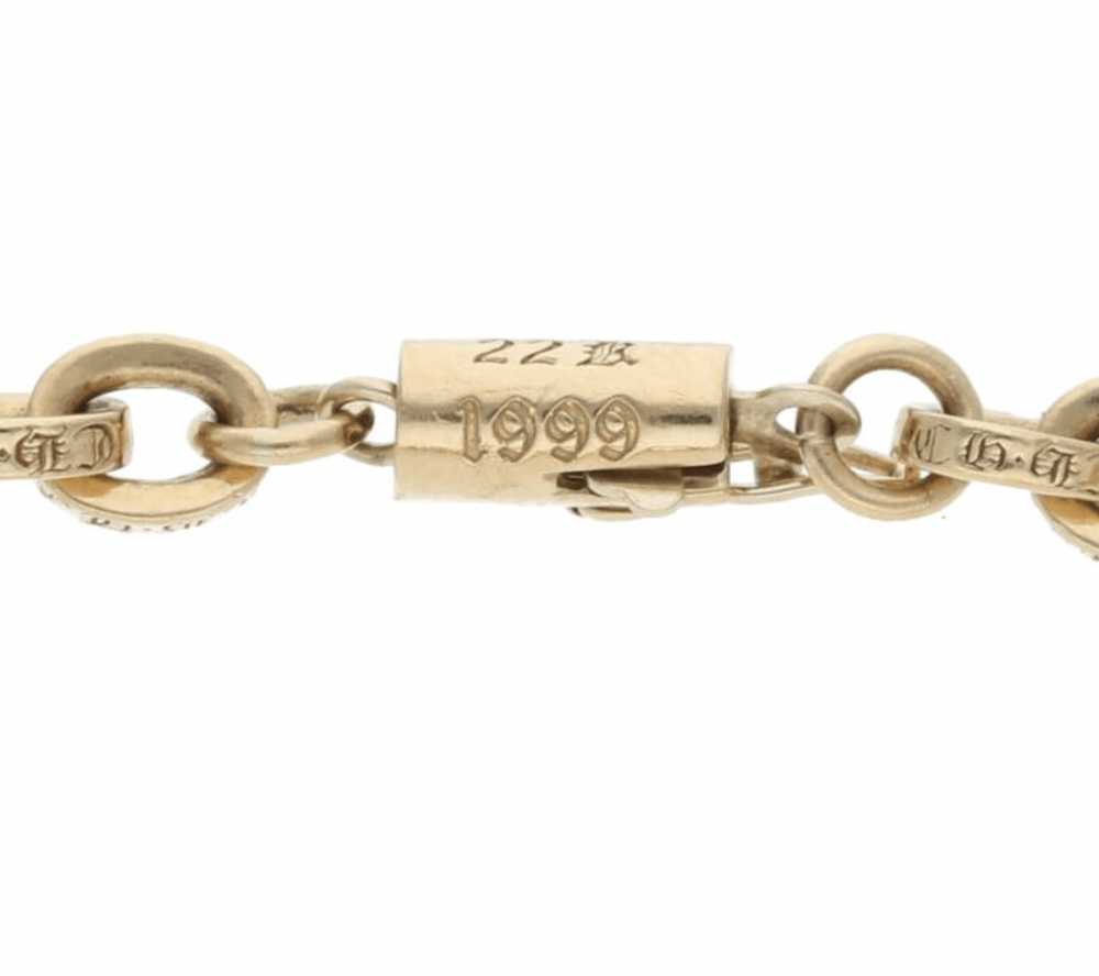 Chrome Hearts Chrome Hearts 22K Gold Paper Chain … - image 4