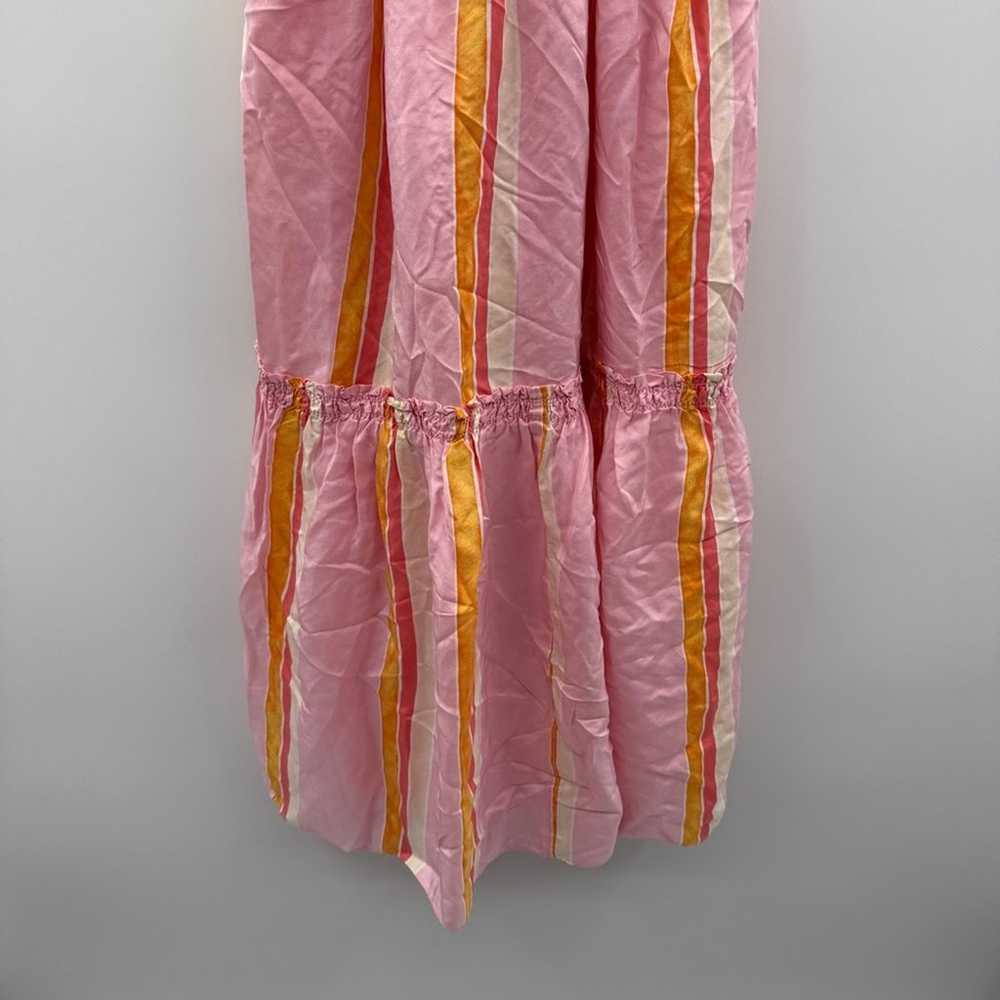 RTR Club Monaco Amirra Silk Pink Multi Stripe Sle… - image 5