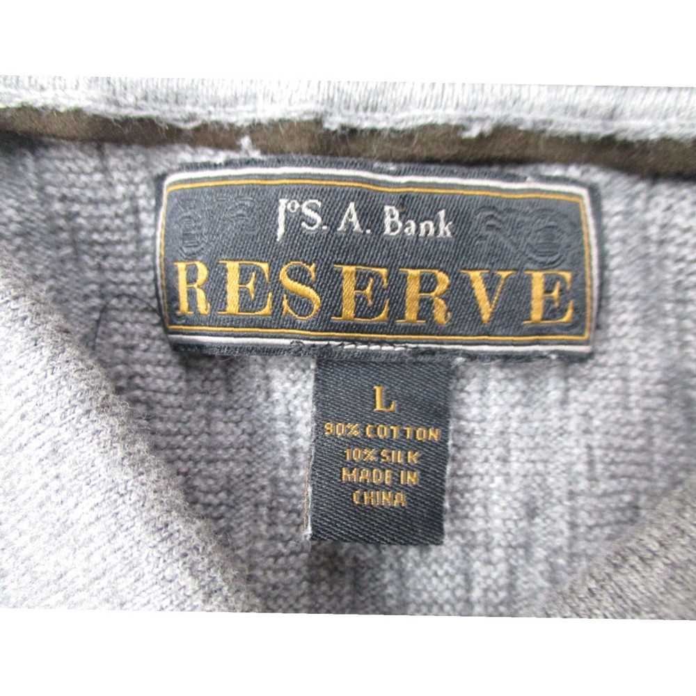 Jos. A. Bank Luxurious Gray Knit Pullover Sweater… - image 3