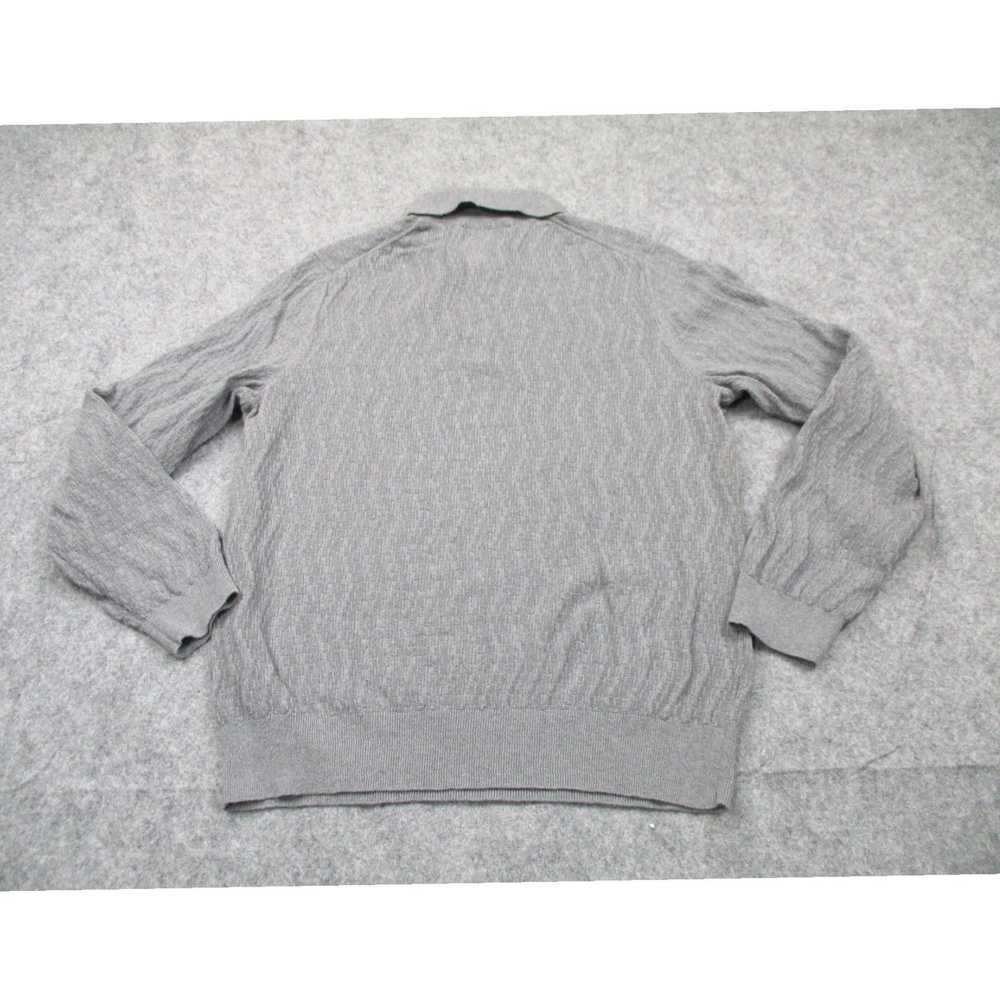 Jos. A. Bank Luxurious Gray Knit Pullover Sweater… - image 4