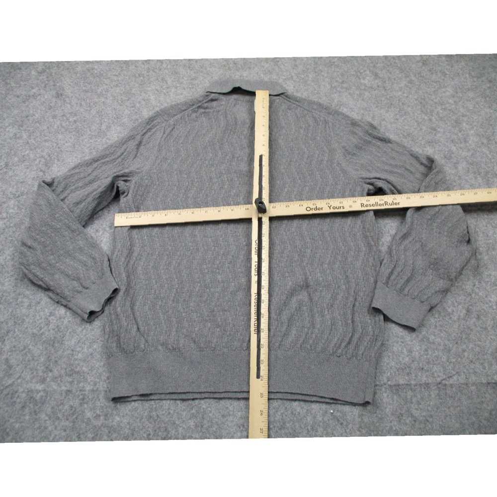 Jos. A. Bank Luxurious Gray Knit Pullover Sweater… - image 5