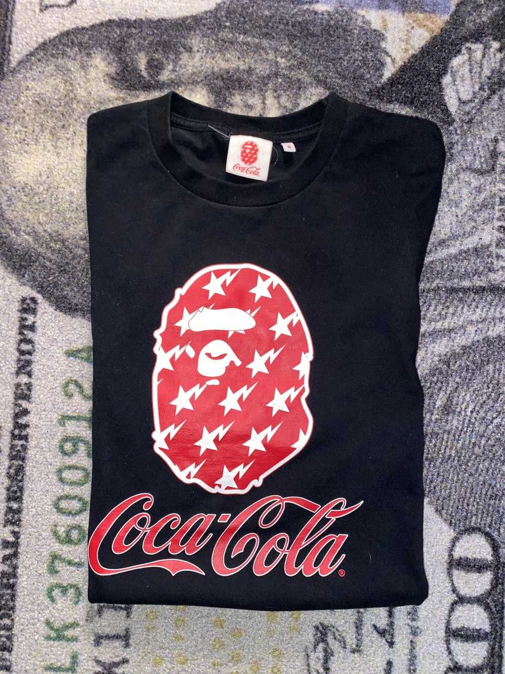 Bape × Coca Cola Bape x Coca Cola Tee Black - image 1