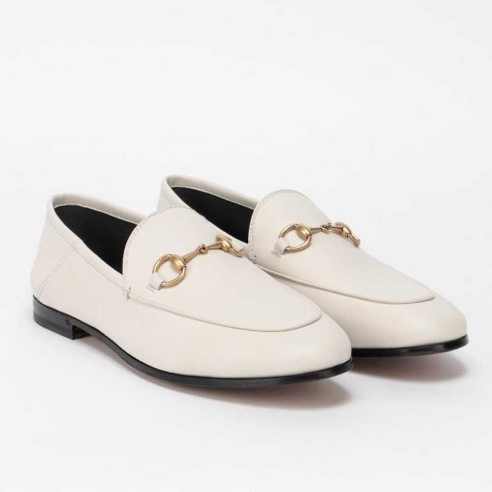 Gucci Brixton leather flats - image 2