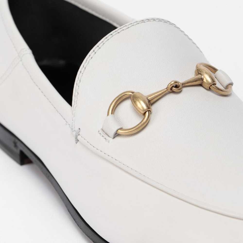 Gucci Brixton leather flats - image 3