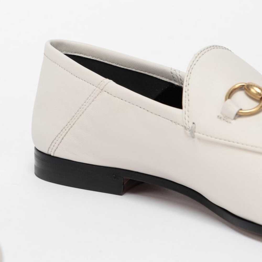 Gucci Brixton leather flats - image 4