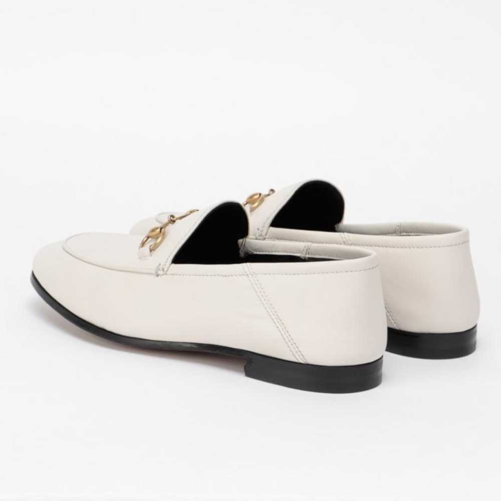 Gucci Brixton leather flats - image 5