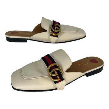 Gucci Peyton leather flats