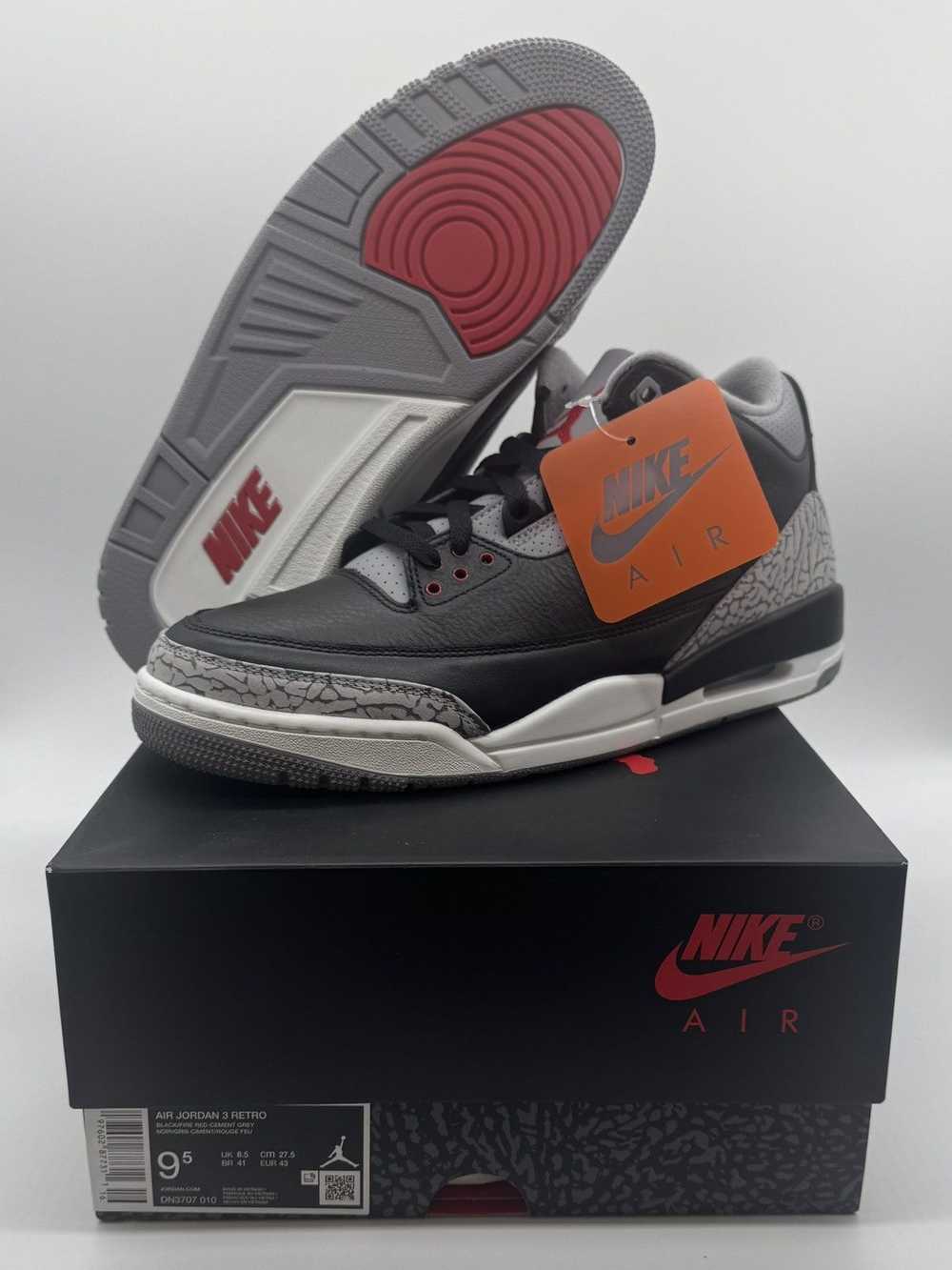 Jordan Brand × Nike Nike Air Jordan 3 Retro Black… - image 1