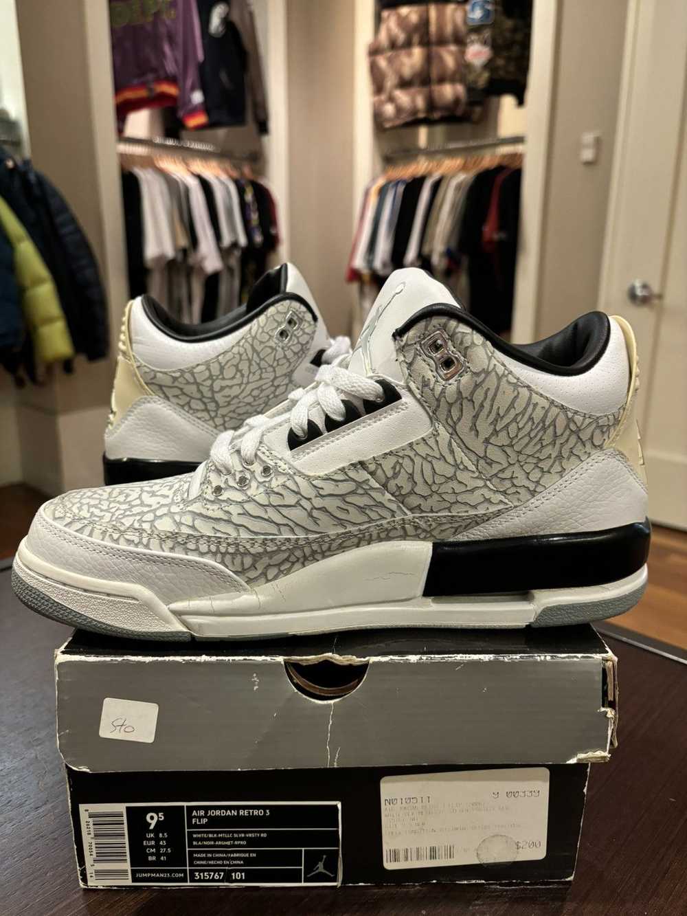 Jordan Brand Jordan 3 Retro White Flip - image 3