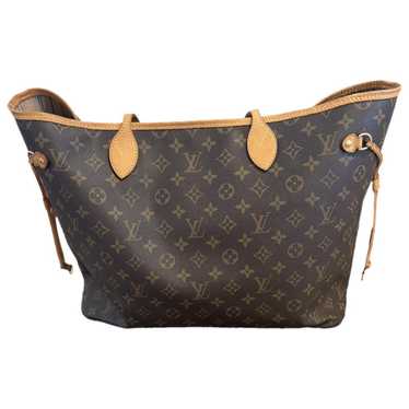 Louis Vuitton Neverfull leather tote