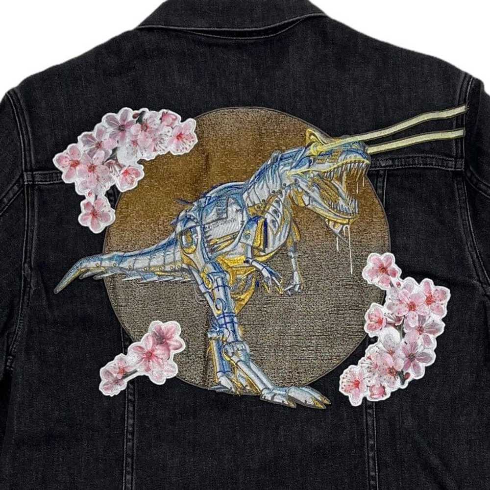 Dior Dior x Soryama Dinosaur Denim Jacket Grey - image 5