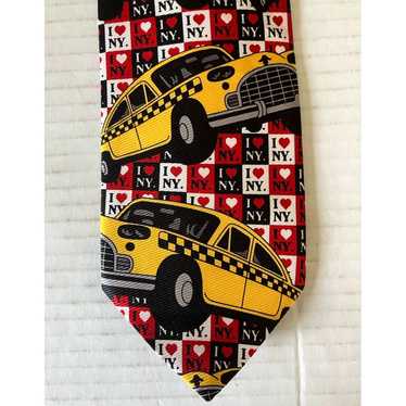 I Love Ny I Love NY Taxicab Geometric Patterned P… - image 1