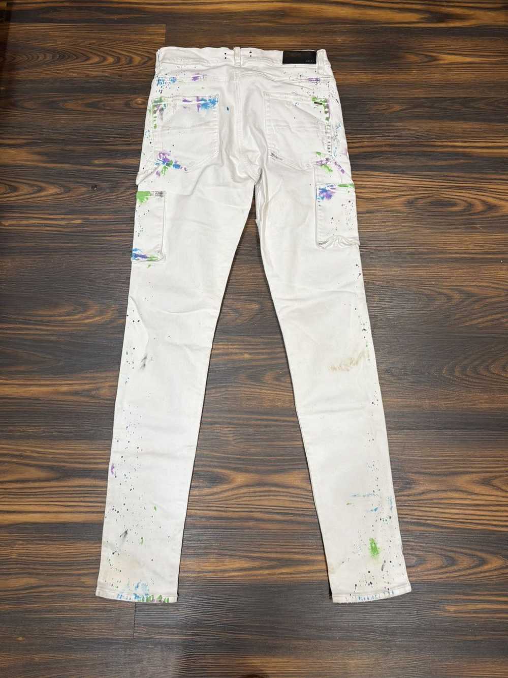 Amiri Amiri paint splatter jeans - image 7