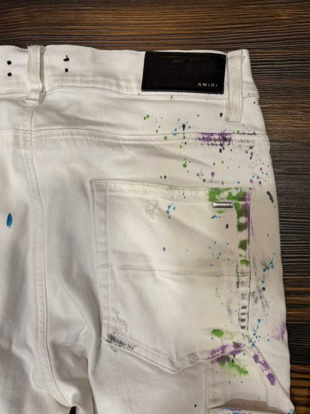 Amiri Amiri paint splatter jeans - image 8